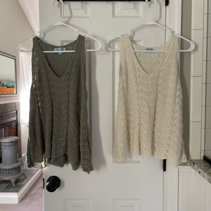 CROCHET SWEATER TANKS 🧶